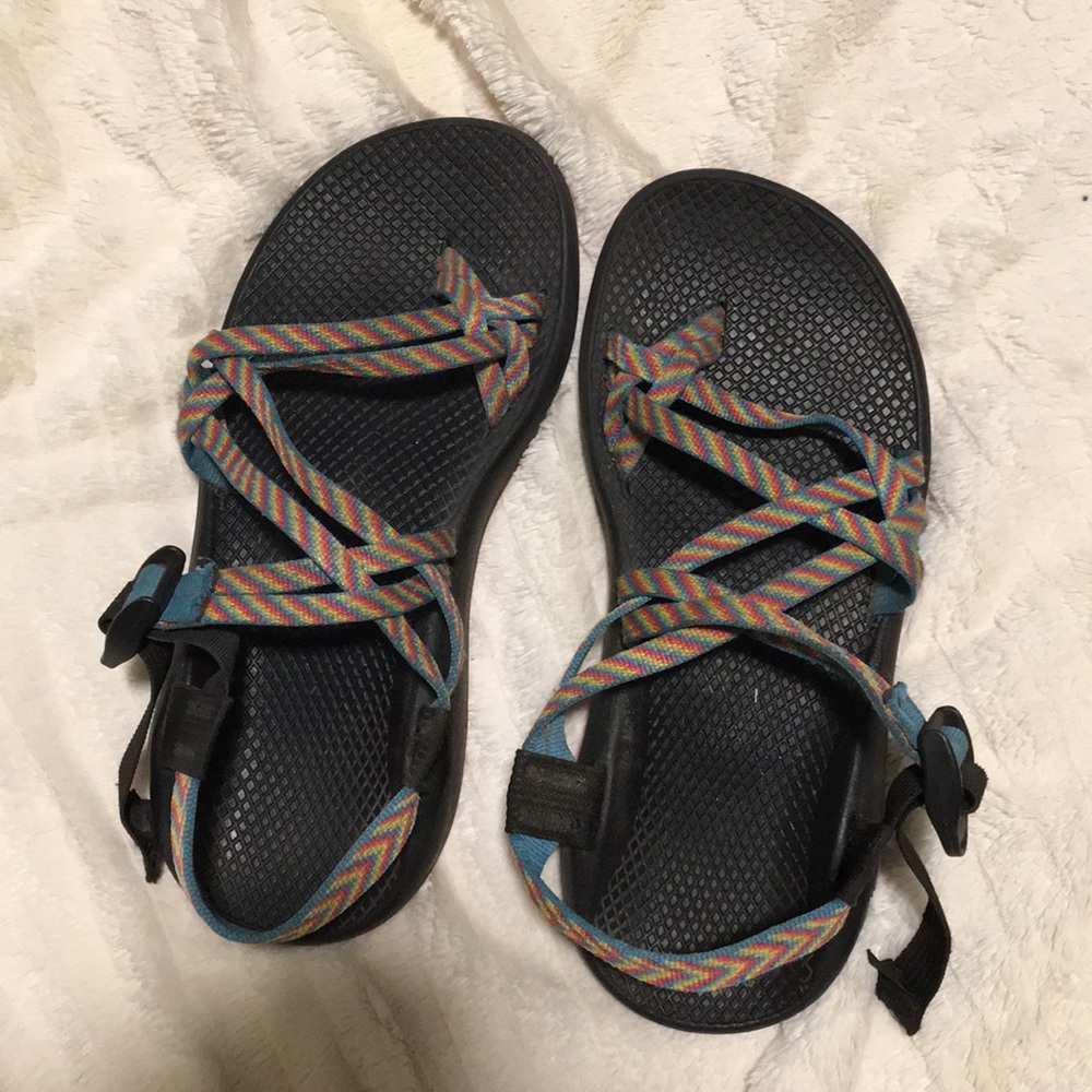 Rainbow Double Strap Chacos